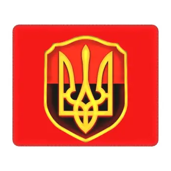Ukrajina Vlajka Štít Tryzub Podložka pod Myš s protišmykovým Gumovým Base Gamer Mousepad Príslušenstvo ukrajinskej Vlasteneckej Office Počítač PC Mat