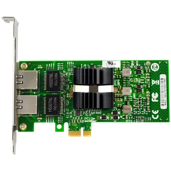 NOVÁ karta PCI Express Sieťová Karta 82576 EB/GB Dual Port PCIE X1 Gigabit Ethernet 10/100/1000Mbps Adaptér LAN Controller Káblové E1G42ET