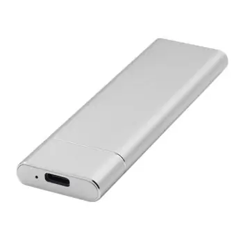 HDD Enclosure Kompaktný USB3.1 Typ-C Mobile Externý HDD Prípade Ľahký Pevný Disk Prípade