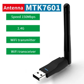 USB Adaptéra Wifi 150Mbps 2.4 G Anténa USB 802.11 n/g/b Ethernet Wi-fi Dongle, Usb, Lan Bezdrôtovej Sieťovej Karty PC Wifi Prijímač