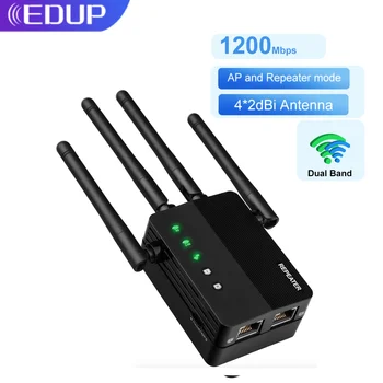 EDUP 1200Mbps WiFi Opakovač Extender Dual-Band 2.4 G 5G Siete Extender Dlhý Rad Wifi Opakovač Router Pre Domáce Kancelárie