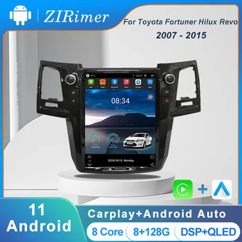 ZIRimer Android Tesla Obrazovka autorádia Stereo Prehrávač Multimediálnych súborov Na Toyotu Fortuner Hilux Revo rokov 2007-2015 WIFI Carplay Auto