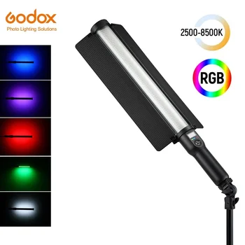 Godox LC500R 2500K-8500K Bi-Color Farebná RGB LED Svetlo Stick Svetelné Efekty CRI 96 TLCI 98 s Barndoor