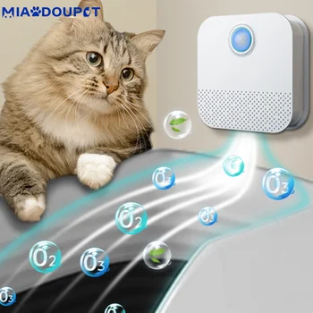 MIAODOUPET 4000mAh Smart Mačka Zápach Čistička Pre Mačky debničky Deodorizer Psa Wc Nabíjateľná Vzduchu Čistič domáce Zvieratá mačka dodávky