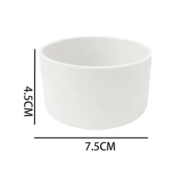 Anti-Wear Cup Base Silikónové Pohár Vody Príslušenstvo Voda Cup Dekorácie Bielej Anti-wear Spálne. Kuchyňa 1 Ks 32oz-40o