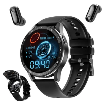 Smartwatch s Slúchadiel Bluetooth Headset Reproduktorov Hudba Srdcového tepu a Športové Tracker