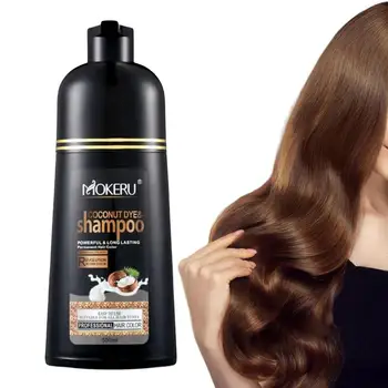 Farba vlasov Šampón 500 ml Dlhotrvajúci Čierne Farbivo Pre Mužov, Ženy Bylinných Č Fade Vzorec Non-Stick Pokožku Rýchlo konať Black Farbenie Vlasov
