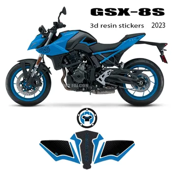 GSX 8S 2023 Motocyklové Príslušenstvo 3D Epoxidové Živice Nálepky na ochranu kotúča, nálepky Na SUZUKI GSX-8S GSX8S GSX 8S 2023