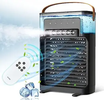 Klimatizáciu Ventilátor, Osobné Vyparovaním Vzduchu Chladič, Ultra-Tichý Mini Vzduchu Chladiaci Ventilátor s Prírodnými Vietor Funkciu, 5 Chladné Hmly