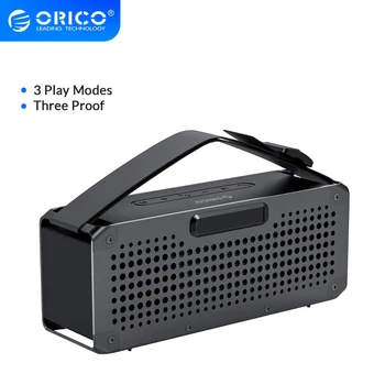 ORICO Prenosných Bezdrôtových Bluetooth-kompatibilné Reproduktor Tri-korektúry Vonkajšie Hudbu Surround Podpora TF AUX Karty Pre Prehrávač Hudby