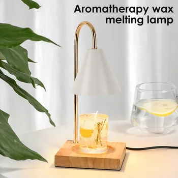 Elektrické Sviečky Teplejšie Aromaterapia Vosk Topenia Svetlo Sviečky Lampy Esenciálny Olej Horák Nočné Svetlo pre Spálne Posteli Dekor