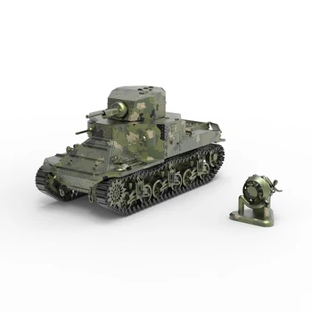 SSMODEL 160525 V2.1 1/160 3D Vytlačené Živice Model Kit NÁS M2A1 Stredný Tank