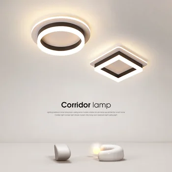 Jednoduché Kruhové Námestie Nové Moderné LED Stropné Svetlá Obývacia Jedáleň, Spálne, Chodby, Chodby Chodby Bytov Svietidlá Vnútorné Osvetlenie