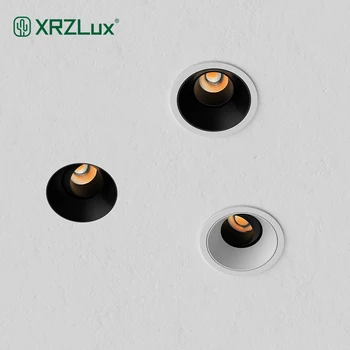 XRZLux 10W Led Mini Reflektory Zapustené COB LED Downlight Hliníkové Stropné Lampy, Výrez 45 mm Bodové Svetlo Vnútorné Osvetlenie Zariadenie