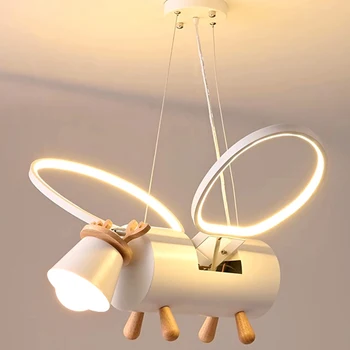 Umenie Led Luster Prívesok na Čítanie Svetlo Izba Dekor Nordic domov jedálenský krytý Stropu visí obývacia lampy estetickú výzdobu umenie