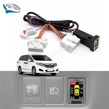 TPMS Pneumatiky, Digitálny LCD Displej, Auto Alarm, Monitorovanie Tlaku v Pneumatikách Systém Pre Honda Elysion 2016