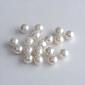Autentické a prirodzené farby sladkovodné perly nahé perličiek HOBBY ručné pearl kolo malý defekt veľké perly
