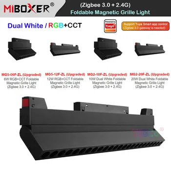 Miboxer Zigbee 3.0 Tuya 6W 12W RGBCCT 2.4 G 10W 20W Dual Biele LED Skladacia Magnetická Mriežka Svetla 48V RF Diaľkové Ovládanie
