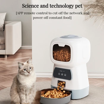 Inteligentné Automatické Pes, Mačka Feeder 3.5 Litrov Suché Potraviny Dávkovač Vhodný Pre Malé A Stredné Pet Smart Feeder