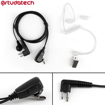 Artudatech 1Pcs 2 Pin Covert Akustické Air Tube Headset Pre Motorola CP040 GP300 CP88 CP 88 040 GP300 Rádio