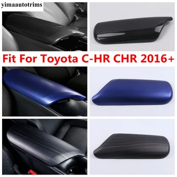 Centrálne Riadenie, lakťová opierka Okno Panel Dekorácie Kryt Výbava Pre Toyota C-H CHR 2016 - 2022 Uhlíkových Vlákien / Modrá Interiérové Doplnky