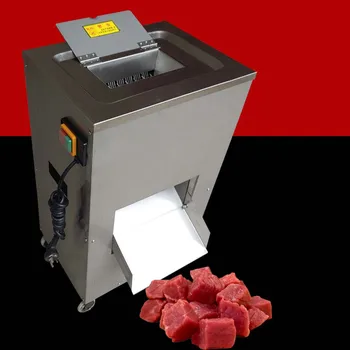 Obchodné Mäso Mincer Fréza Automatické Baránok Špízy Obalené Rezací Stroj Elektrický Mäso Rezací Stroj