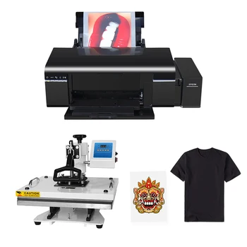 2022 Novú výrobnú Cenu L805 DST Tlačiareň T shirt Tkaniny Oblečenia DST Roll Film Tlač Stroj A4 DST Tlačiareň