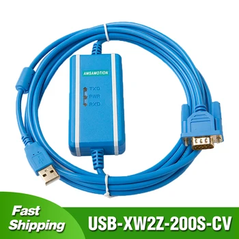 USB-XW2Z-200S-CV Programovací Kábel pre Omron CQM1H C200HE CPM2C CJ1M /HG/HS/HX/SD/CS Series PLC Údajov Stiahnuť Line