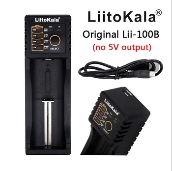 LiitoKala Lii-100 Lii-100B 18650 Batérie inteligentné Nabíjačky Pre 26650/18350/16340/18500/AA/AAA 3,7 V 1.2 V 3.2 V LiFePO4 batérie