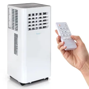 SereneLife Prenosné klimatizačné zariadenie - Compact Home/C Chladiaca Jednotka W/ Vstavaný Odvlhčovač, Biela