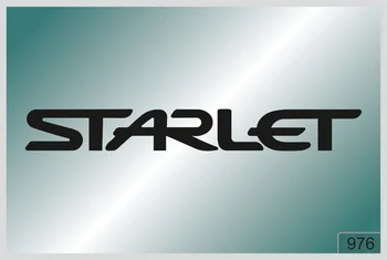 Pre Starlet -2 ks. nálepky KVALITNÉ NÁLEPKY rôznych farbách 976