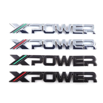 3D Kovov XPOWER Logo Auta Nálepku Odznak Znak Auto Styling Auto Náradie Vhodné pre Všetky Modely, Dekorácie autopríslušenstvo Nálepky