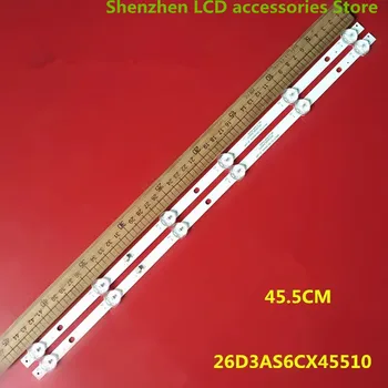 LED Podsvietenie 26 palec PRE HS-26D3003V1W6C1B45510M-HSM-B LCD MS-L3783 V1 6LED 45.5 CM