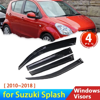 Vietor Štít pre Suzuki Splash 2010~2018 XB EX Opel Agila Vauxhall Príslušenstvo Lamely Auto Windowa Clonu Dažďa Obočie Stráže