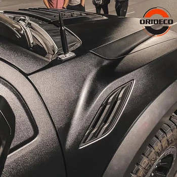 1.52*30 m/roll Vysoko kvalitné matné matné čierne auto vinylové nálepky, AUTO / Laptop pokrýva vzduchové bubliny zdarma