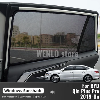 Pre BYD Qin Plus Pro 2019-2023 Auto Slnečník Štít Magnetické Predné Sklo Nevidiacich Záves na Zadnej Strane Dieťa Okno Slnko Odtiene