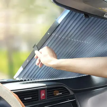 Auto Slnečník Krytu UV Protector Auto Okno Zahŕňa Letné Príslušenstvo Panel Slnečníky Kryt Interiéru Čelné sklo 46 cm Au P5N4