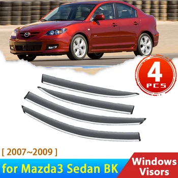 Lamely čelné Sklo pre Mazda3 BK Sedan Mazda 3 2007~2009 2008 Príslušenstvo Auto Bočné Okno Clonu Zahŕňa Výbava Slnko, Dážď Obočie