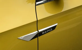 AUTO Originálne Bočné Krídlo Blatník dvere, Znak, Odznak nálepky Výbava Pre 2013-2022 škoda rapid