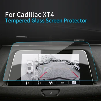 Auto Samolepky Screen Protector Pre Cadillac XT4 23 Navigátora Zobrazenie Tvrdené Sklo Ochranný Film Auto Príslušenstvo ForVehicles