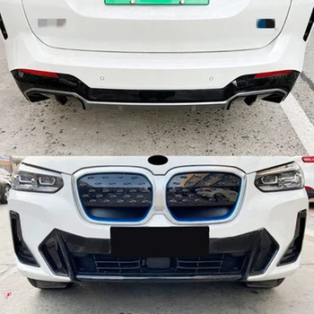 4Pcs Auto Chvost Zadné Pery Spojler Hmly na Čítanie Rám Dekoračné Nálepky Na BMW Ix3 2022 Auto Príslušenstvo