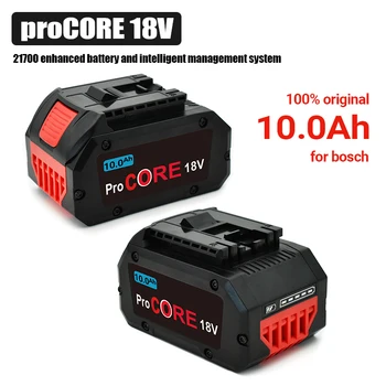100% vysoko kvalitných 18V 10.0 Ah Lítium-Iónová Výmena Batérie GBA18V80 pre Bosch 18 Volt MAX Akumulátorové náradie Vŕtačky