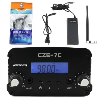 CZE7C 1W 7W FM Stereofónny LCD Vysielanie Rozhlasovej Stanice Domácej Bezdrôtovej Audio Systém