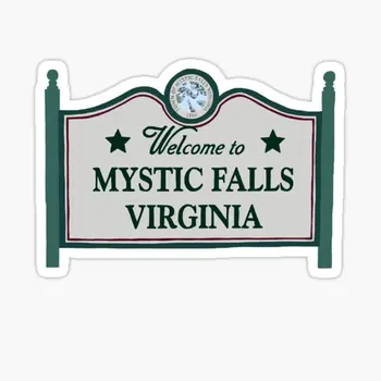 Mystic Falls Vitajte Prihláste 5 KS Auto Nálepky na Okno Anime Pozadie Cartoon Dieťa Tlač Umenie Roztomilý Samolepky na Stenu Motocykel