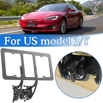 Pre Tesla Držiak špz So Zámkom špz Držiak do roku 2020 Do Roku 2023 Kompatibilný Pre Tesla Model 3/Y Vozidiel U3E6