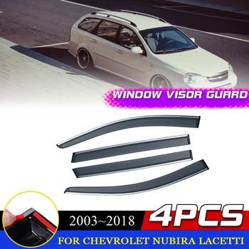 Windows Clonu pre Chevrolet Nubira Estate Ravon Gentra Daewoo Lacetti Vozeň 2003~2018 Dymový Deflektor Markíza Slnko, Dážď Accessorie