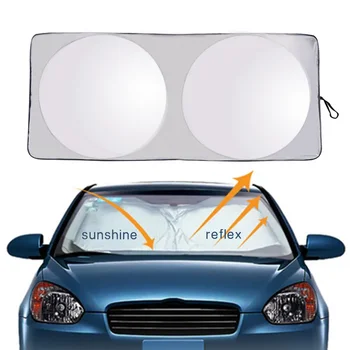 Čelného skla Kryt Protislnečnú Ochranu proti UV žiareniu Štít Auto Styling Sklápacie Vozidlo, do Okna slnečník čelné Sklo Blok Kryt