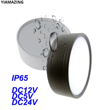 DC12V 24v 5V LED Vodeodolné IP65 Vonkajšie Verandu Nástenné svietidlo Povrchovú montáž 7w 9W 12W 15W IP66 IP67 LED Downlight Stropné Lampy