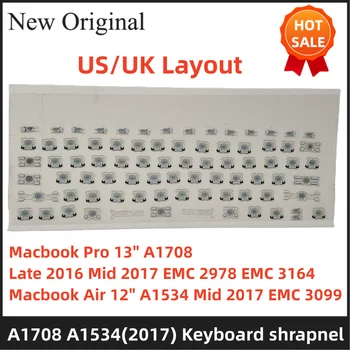 A1708 A1534 (2017) Klávesnica shrapnel pre Macbook Pro Retina A1708 (A1534 2017) EMC 2978 3164 EMC 3099 Klávesu spp shrapnel