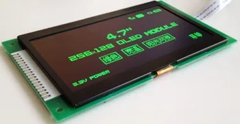 4.7 palcový Zelená OLED Modul SSD1322 Jednotky IC 256*128 SPI / 8 bit Paralelné Rozhranie 3.3 V